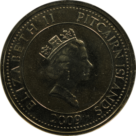 1 dolar 2009 wyspy pitcairn b